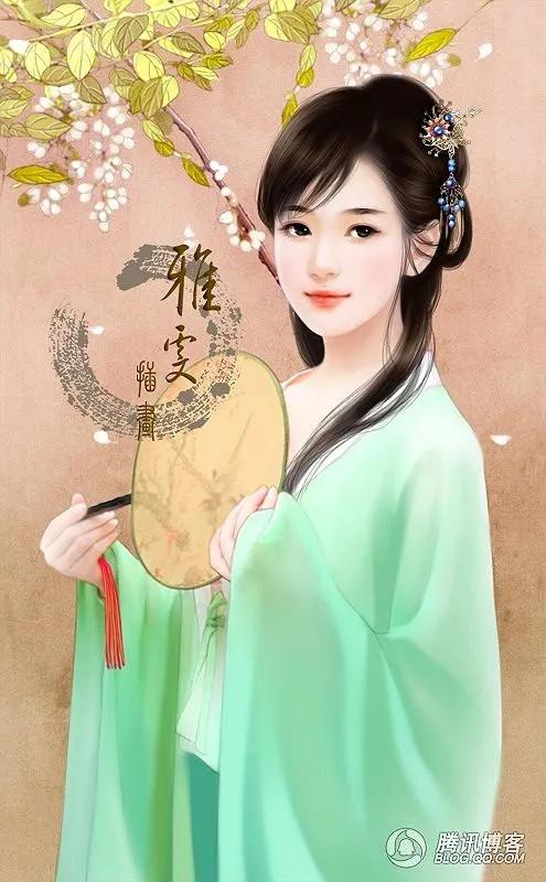 精美手绘手机壁纸古装演员,唐嫣古装高清壁纸