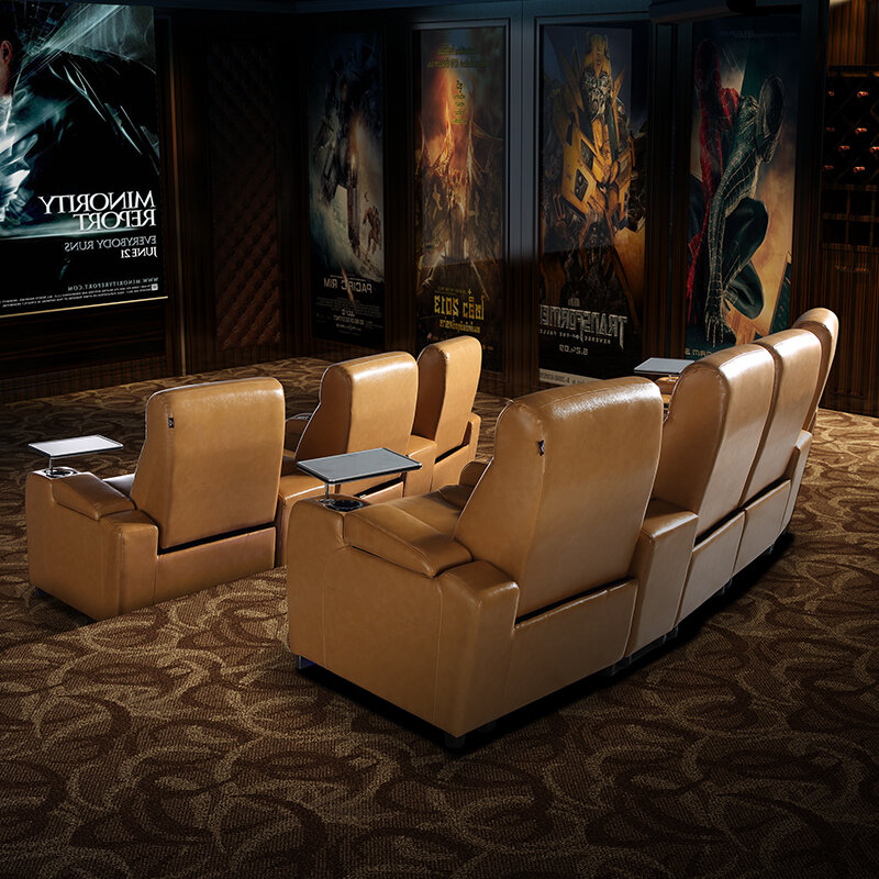 私人别墅电影院,别墅家庭影院娱乐室装修效果图