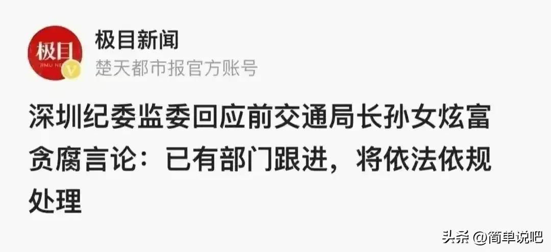家有9位数的存款，*纪委中**的严查，深圳钟老局长怕是要晚节不保了