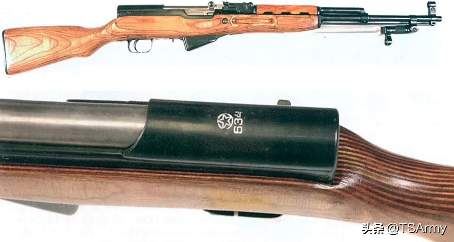 抗美援朝中国步枪型号,抗美援朝56式半自动步枪