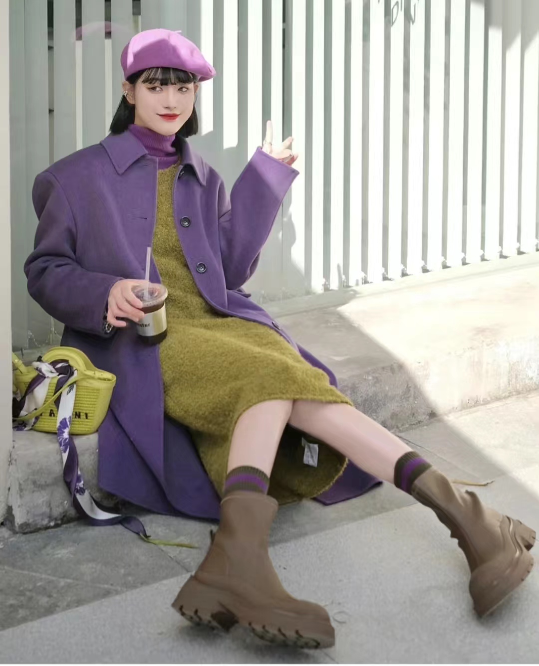 17套非常大气的大衣颜色搭配,穿出大女人高级感