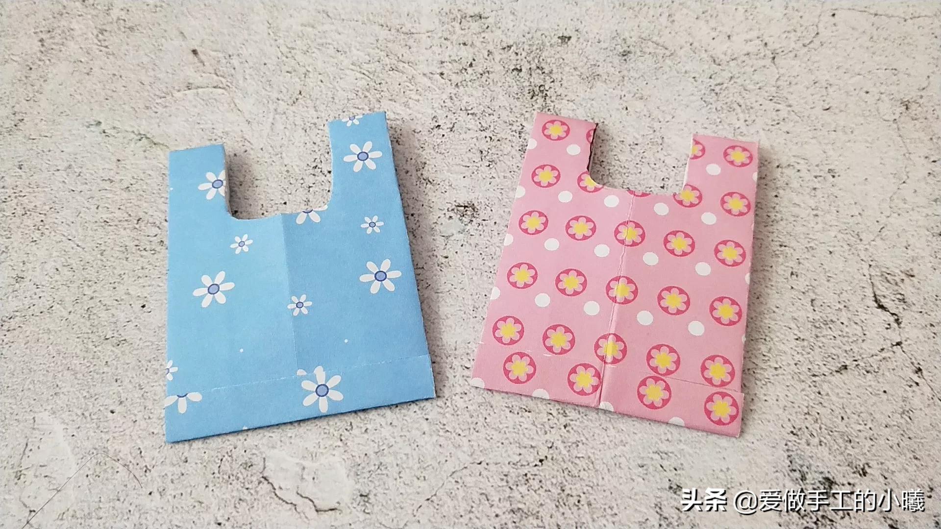 折纸手工大全收纳袋,自制可爱手工收纳袋