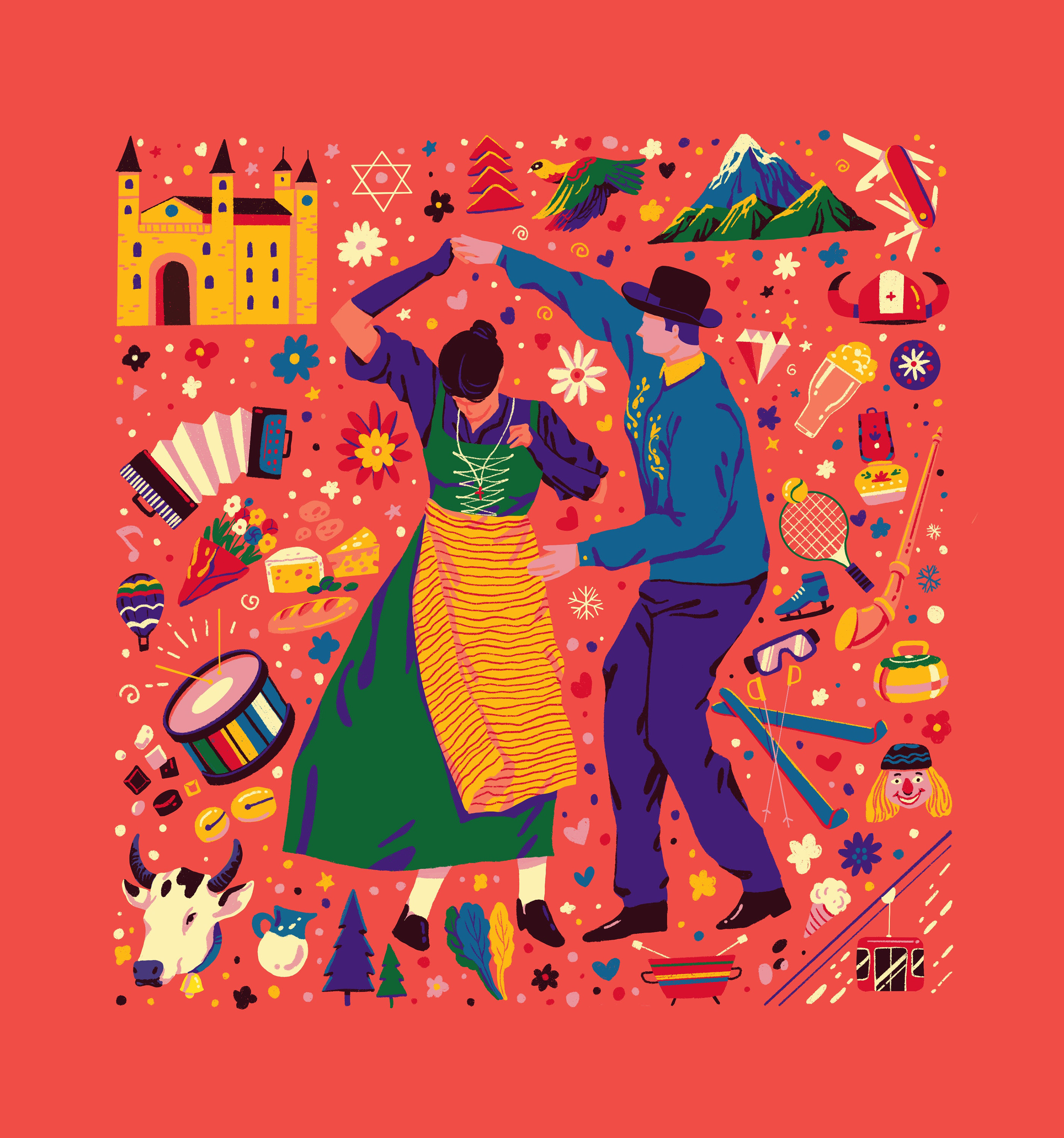 巧克力各种创意的造型,巧克力金色创意陈列