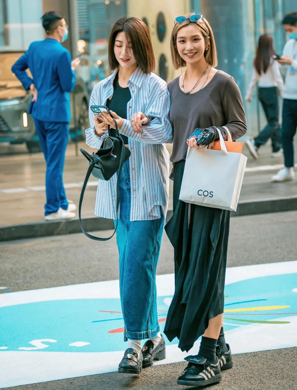 街拍三木穿搭图片,三木姑娘最新街拍