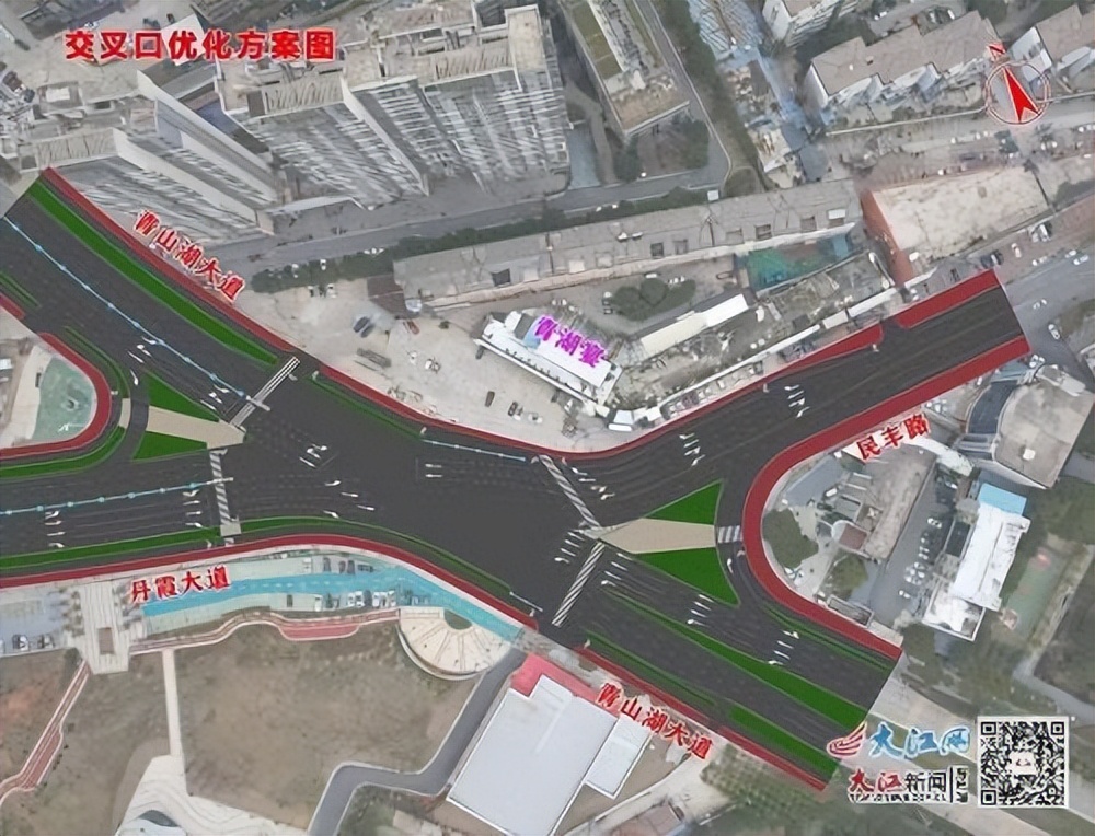 南昌金盘路改造规划图,丹霞路改造最新消息