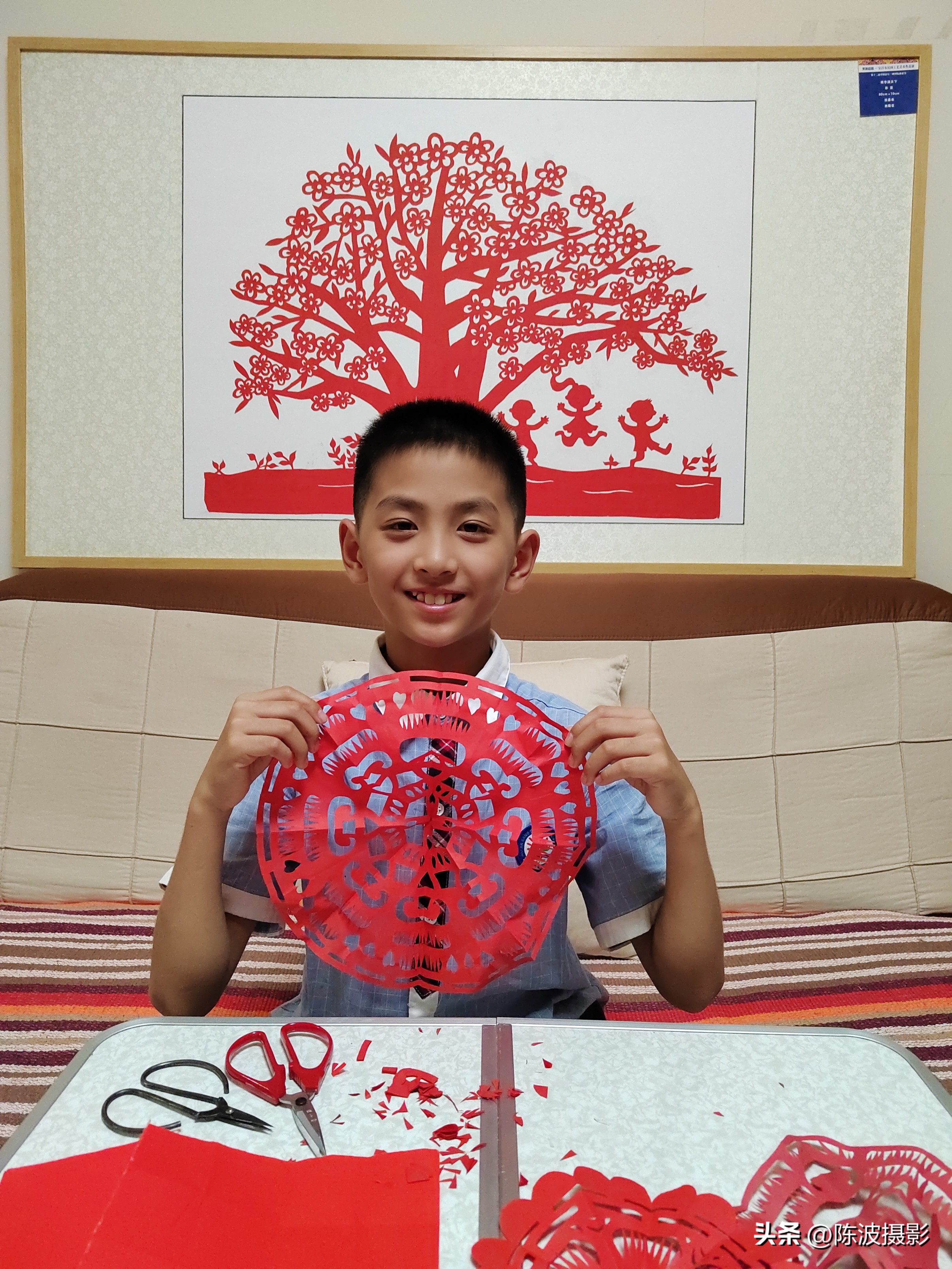 徐嘉希四岁剪纸,徐嘉希剪纸视频