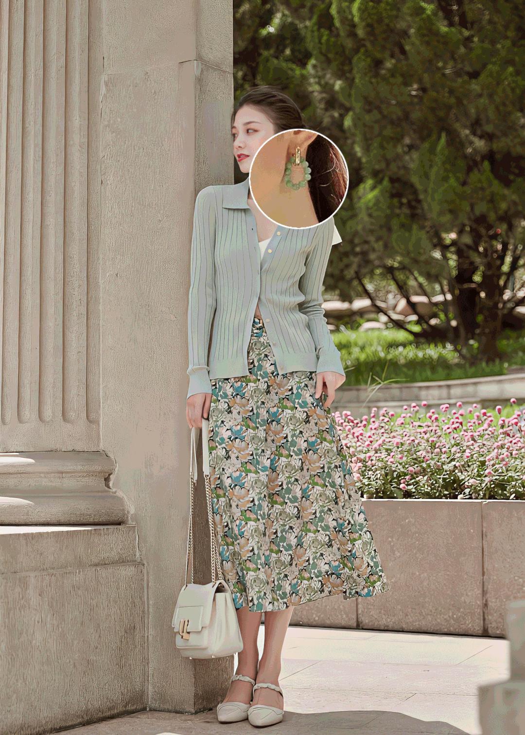 不知道自己的脸型适合戴哪种款式,长脸型耳环项链配饰