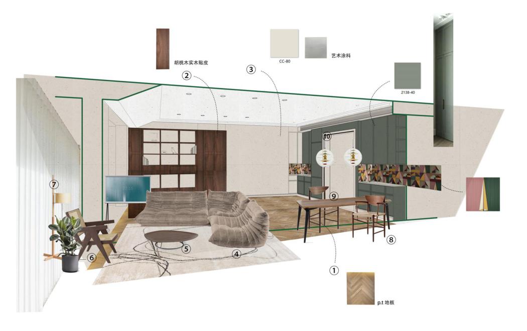 130平艺术感私宅设计图,低调有质感的私宅设计