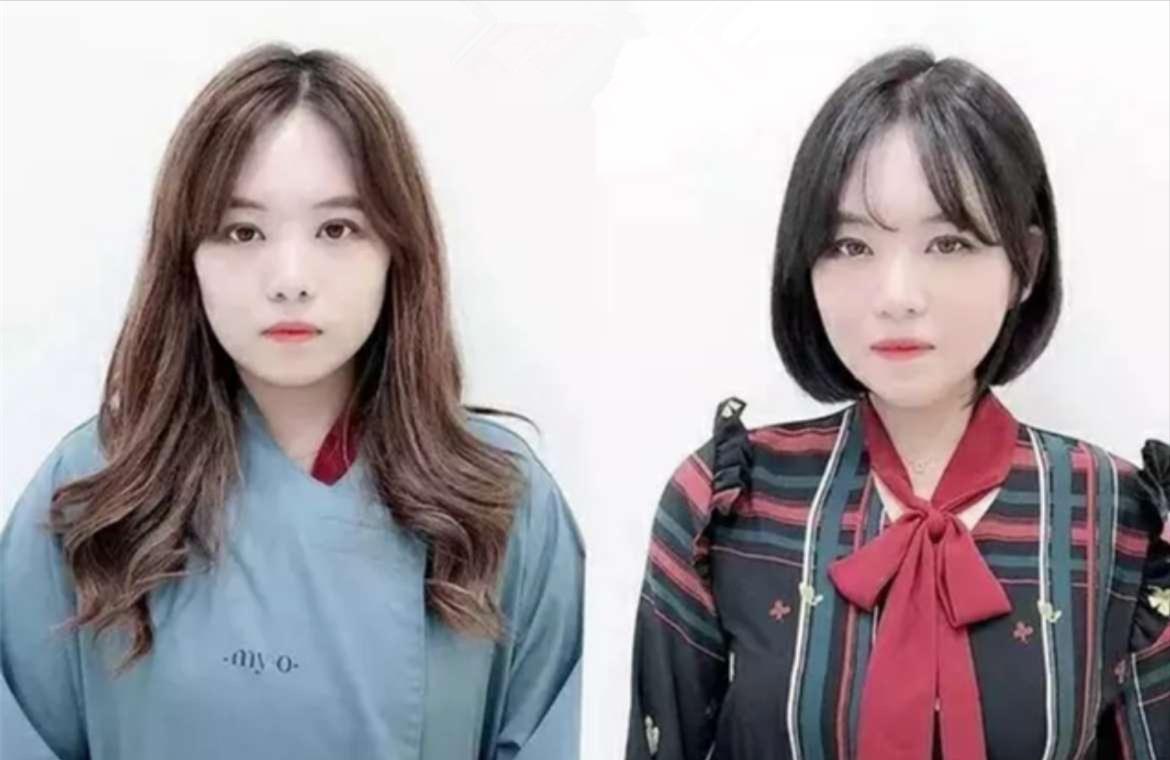 大圆脸脖子短适合长发还是短发,脖子短的人适合什么短发发型