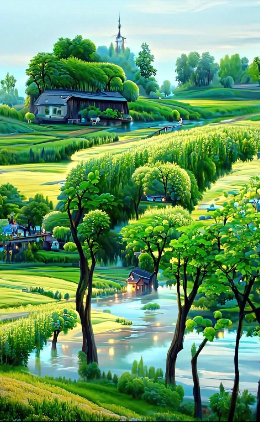 描写乡村田园风景的诗有哪些,关于描写山水田园风光的诗词短句