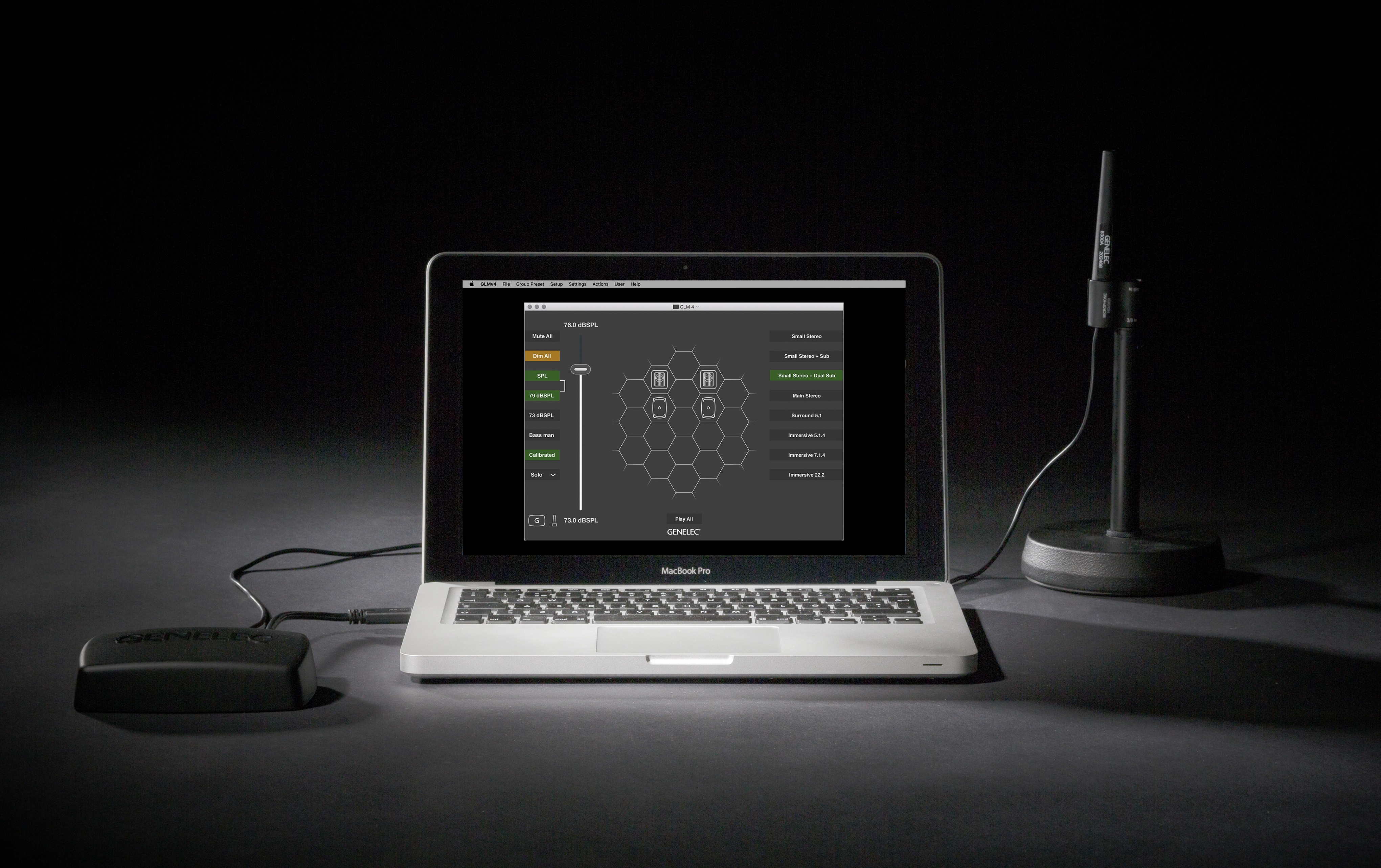 GENELEC真力GLM软件再升级！声学报告限免，监听控制支持MIDI指令