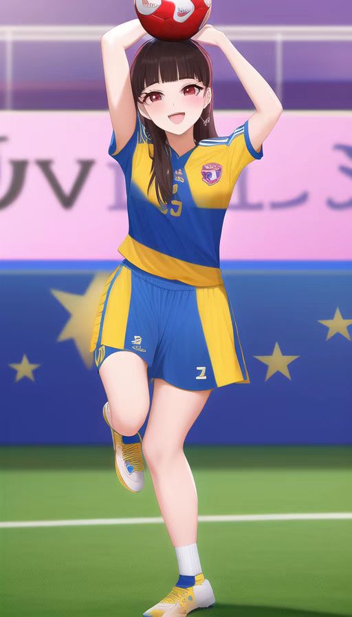 如何用ai绘画出足球宝贝,超智能足球ai绘画教程