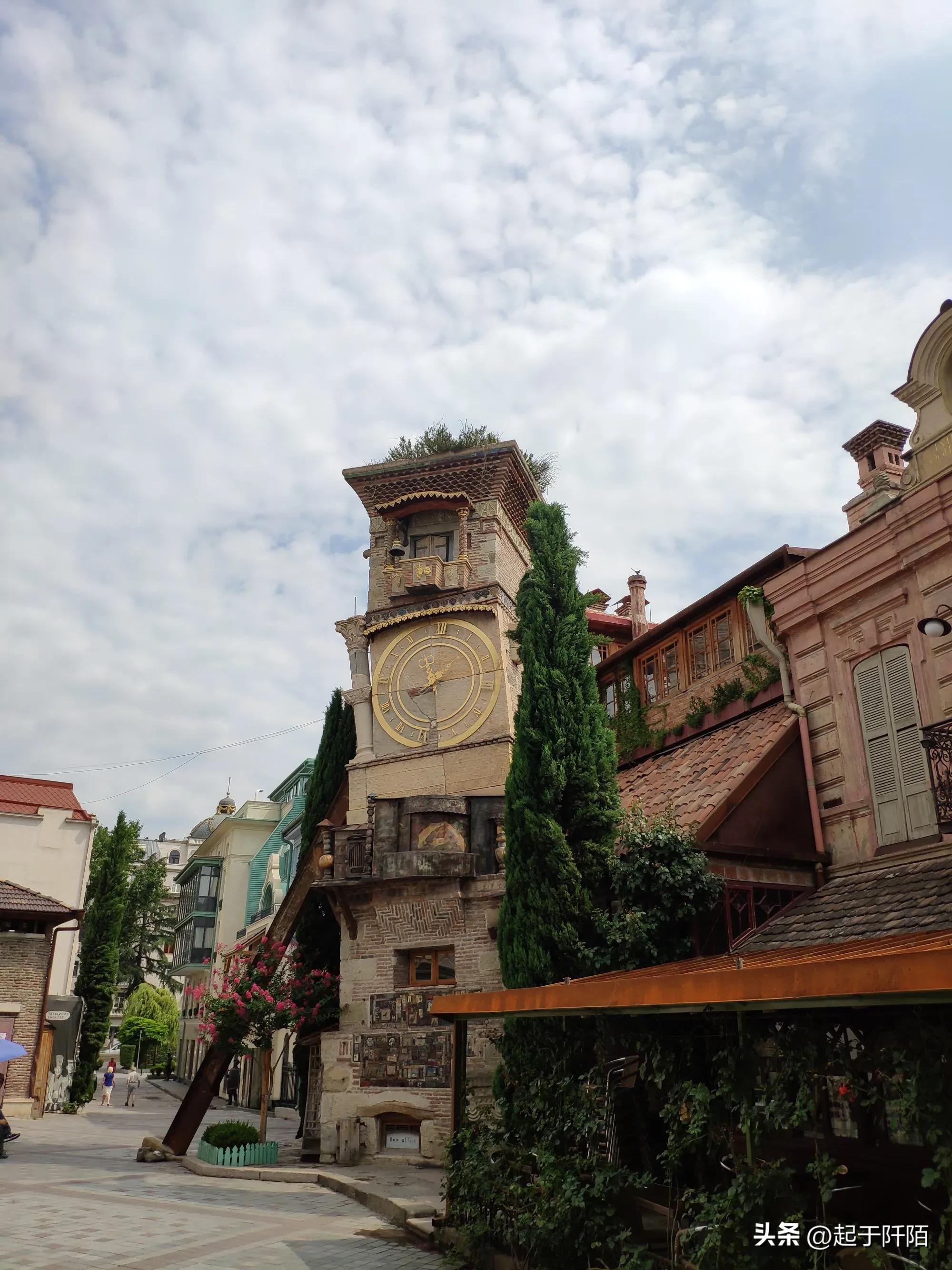 高加索古城全景,世界第比利斯古城