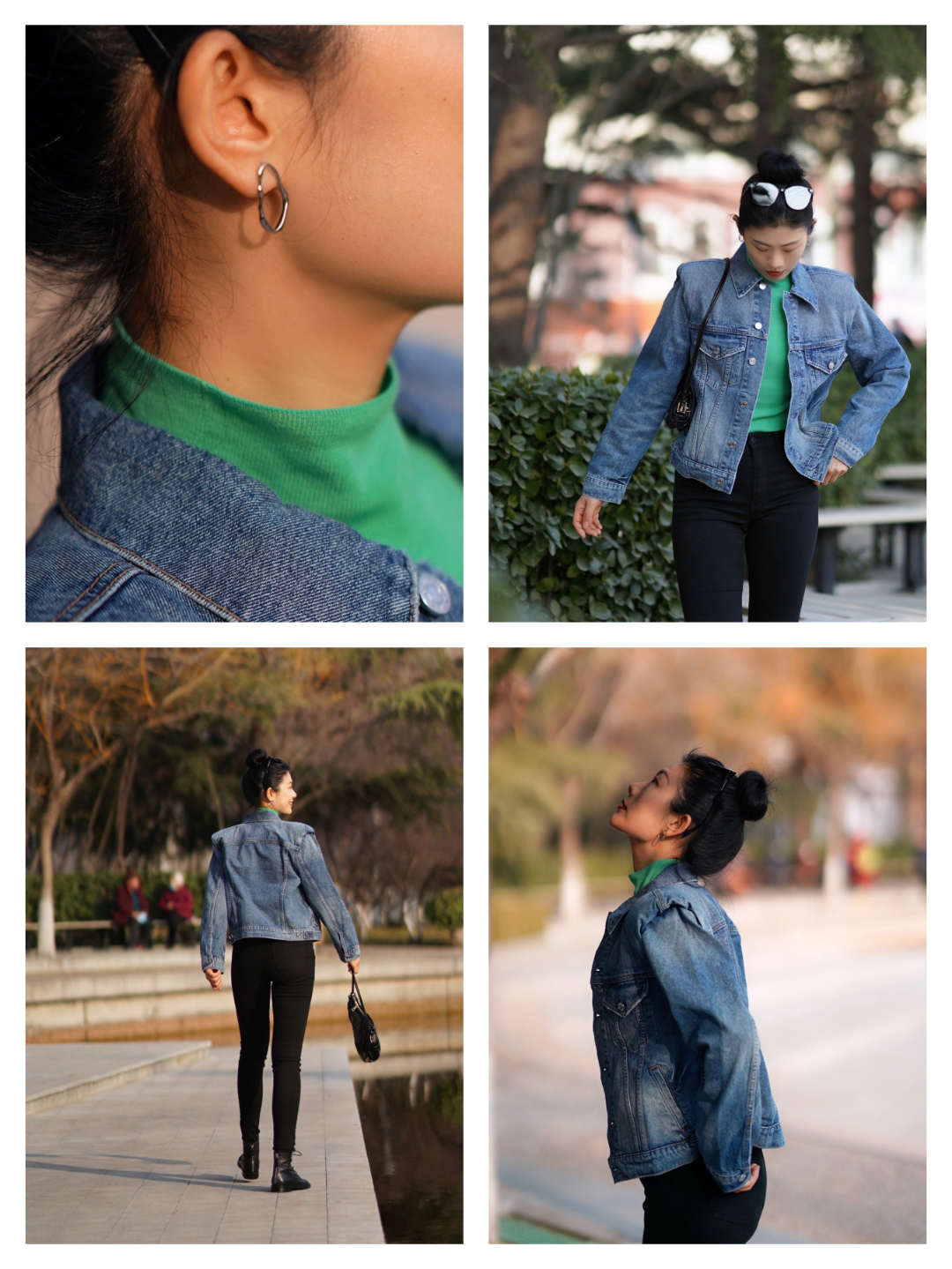 充满春天气息的穿搭,穿搭色彩的变化也在慢慢唤醒春天