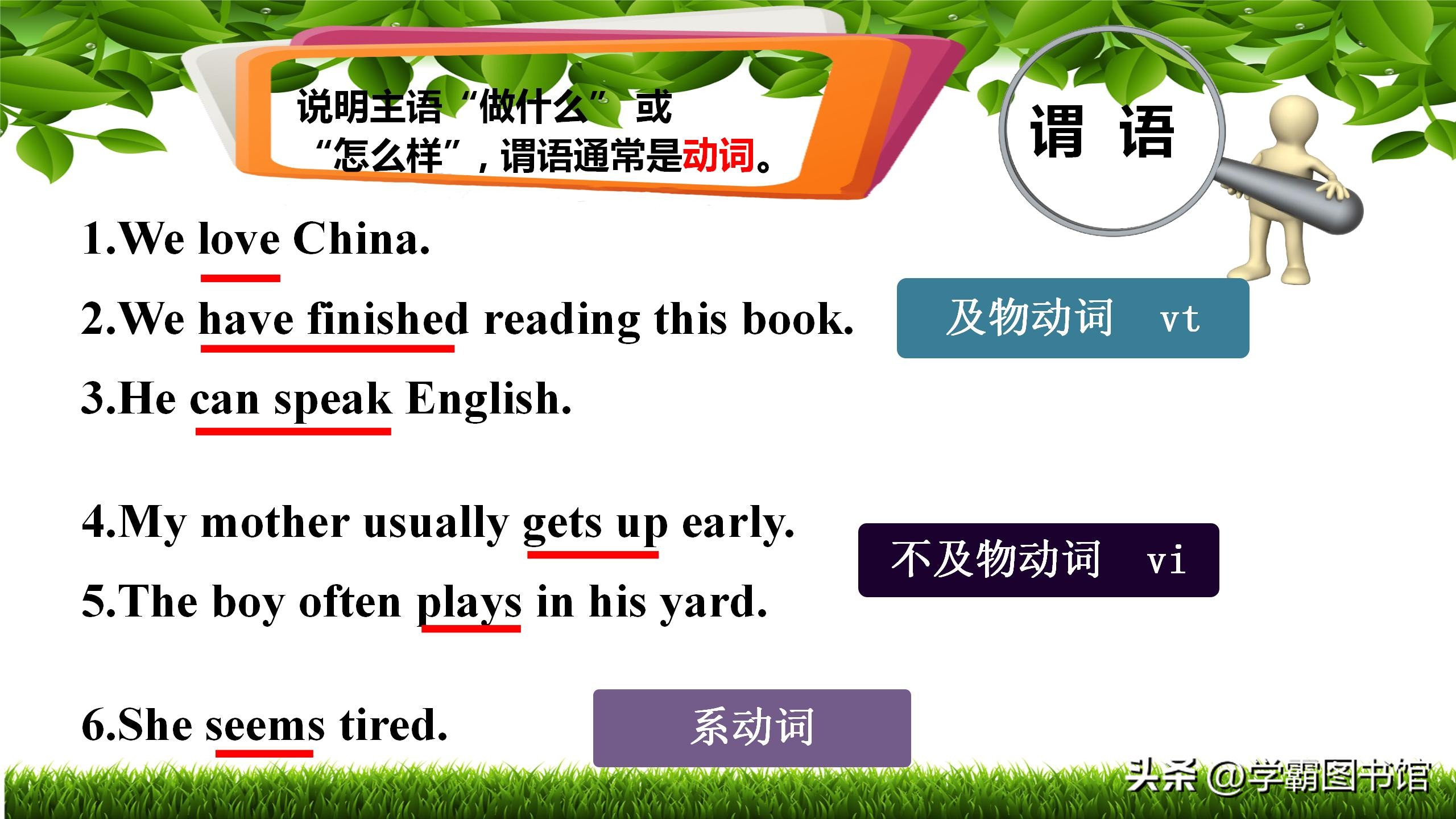 初中7-9年级英语，暑假预习+复习：句子成分+句子结构深度解析