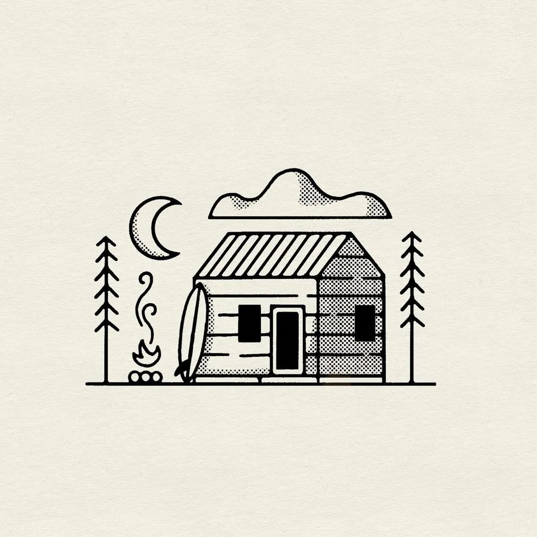 简单实用又好看的简笔画,60款唯美的风景简笔画