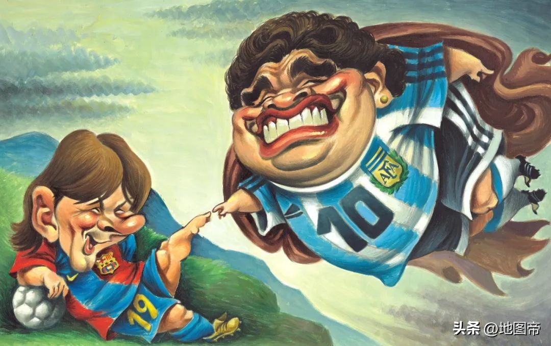 c罗梅西贝利马拉多纳哪个更强,贝利马拉多纳梅西三人同框