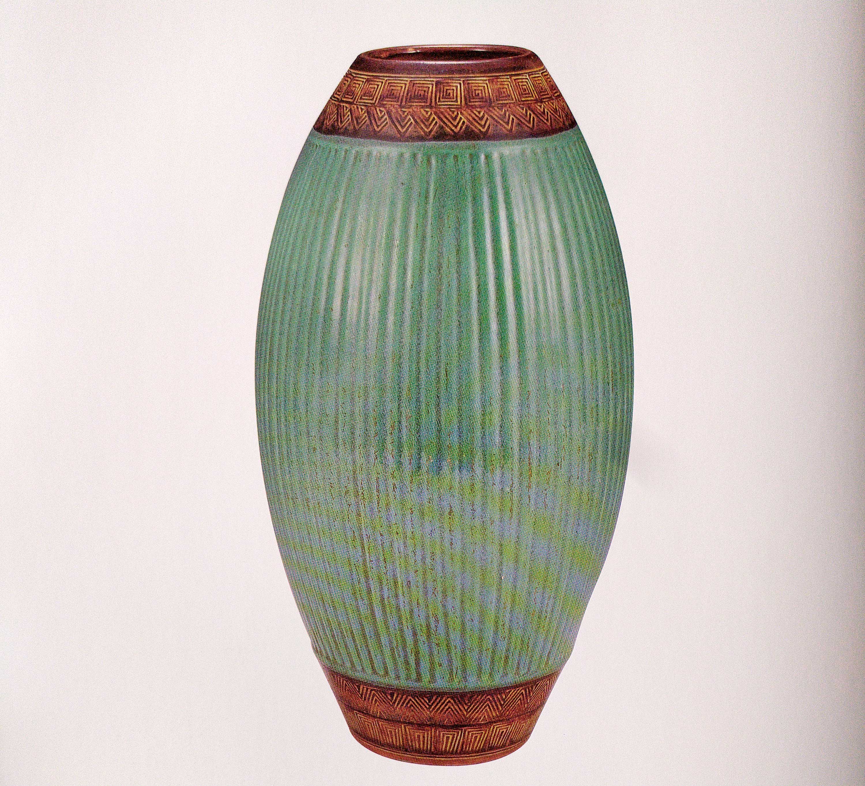 苏州博物馆瓷器,清代青花笔筒苏州博物馆