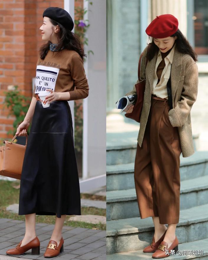 乐福鞋高级感休闲风,春夏都可以穿的乐福鞋