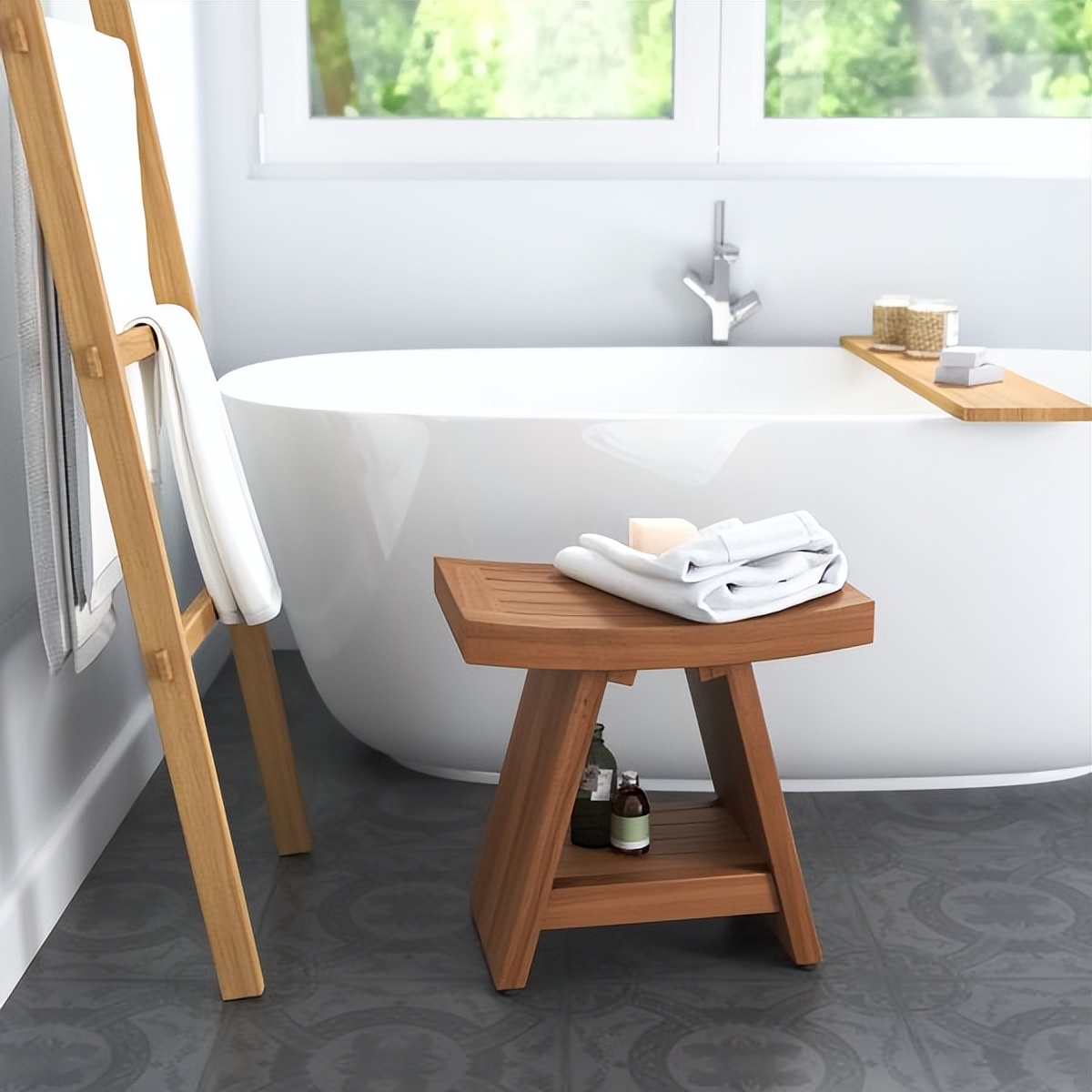 创意木凳设计图片大全,禅意空间老榆木长条凳