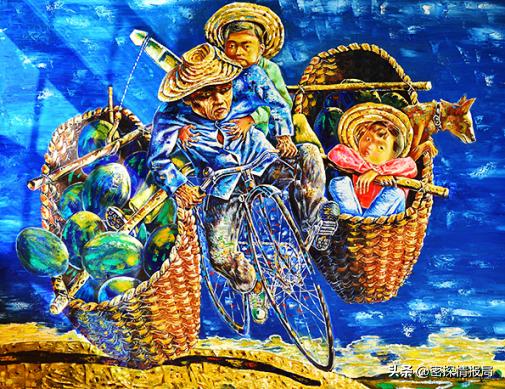 农民蜗居28年坚持画画,农民蜗居画画28年