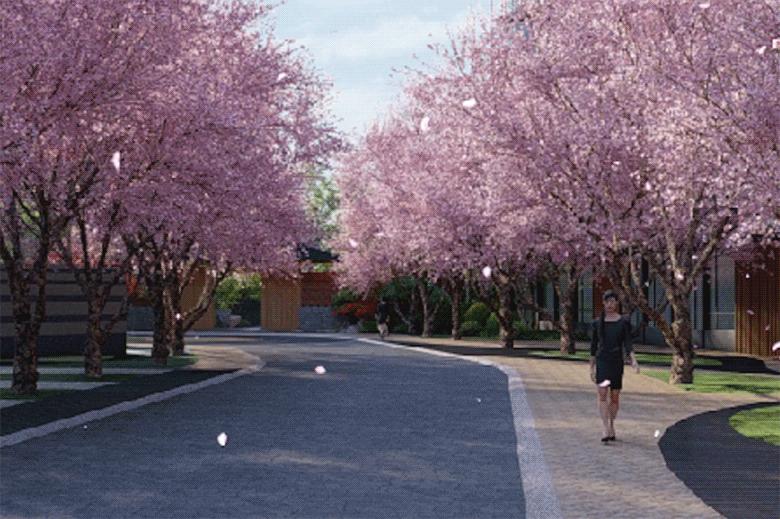 中国「最美樱花社区」┃国宝级大师小林政彦x小坂龙xG.A.D设计