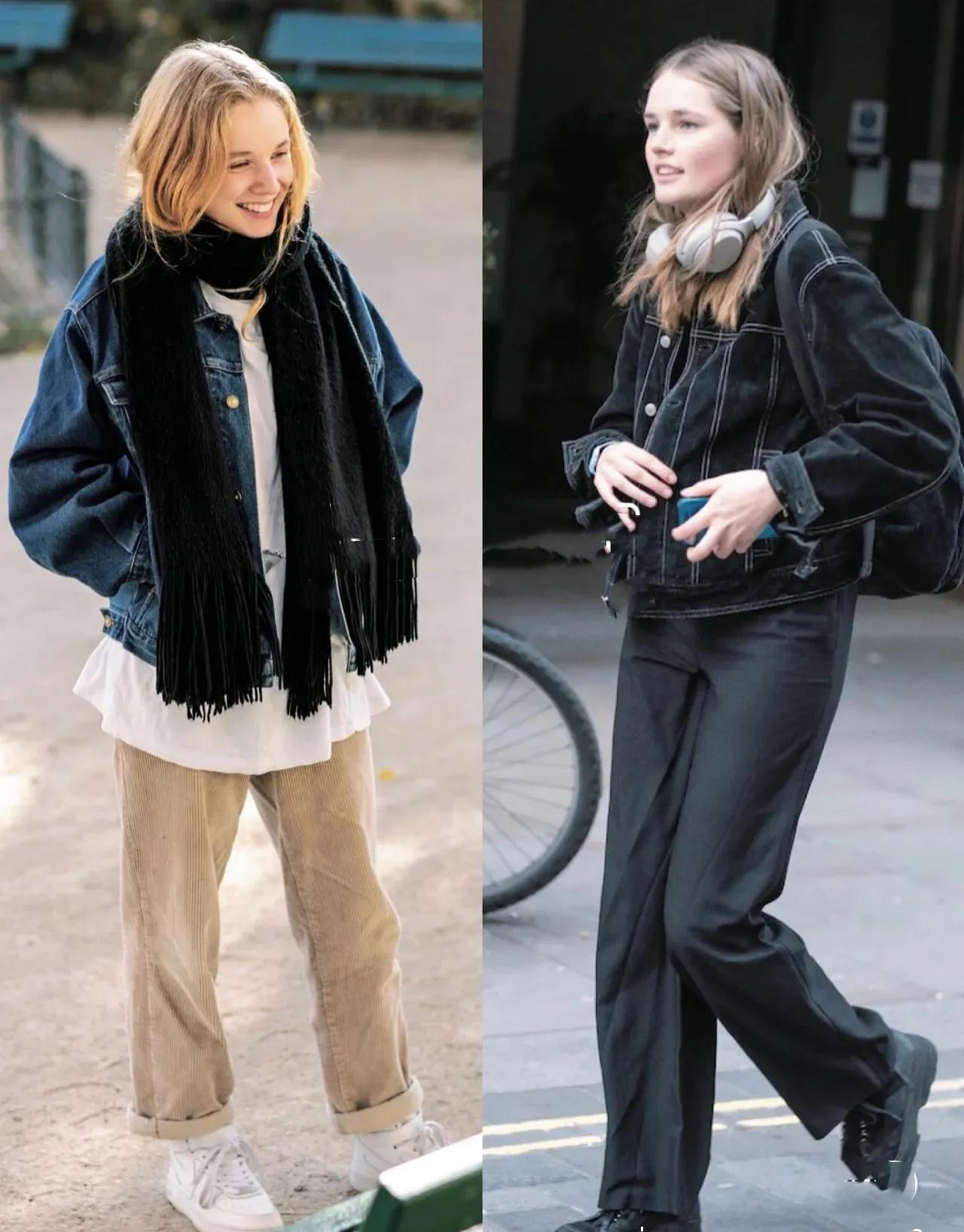 “上衣长过胯，衣服松又垮”,法国女孩凭什么穿得时髦高级？