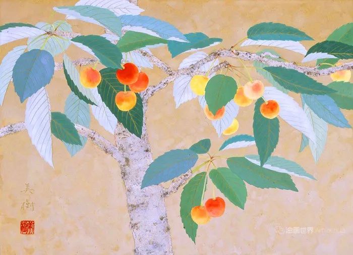 野地美树子手绘油画,日本画家奈良美智作品图