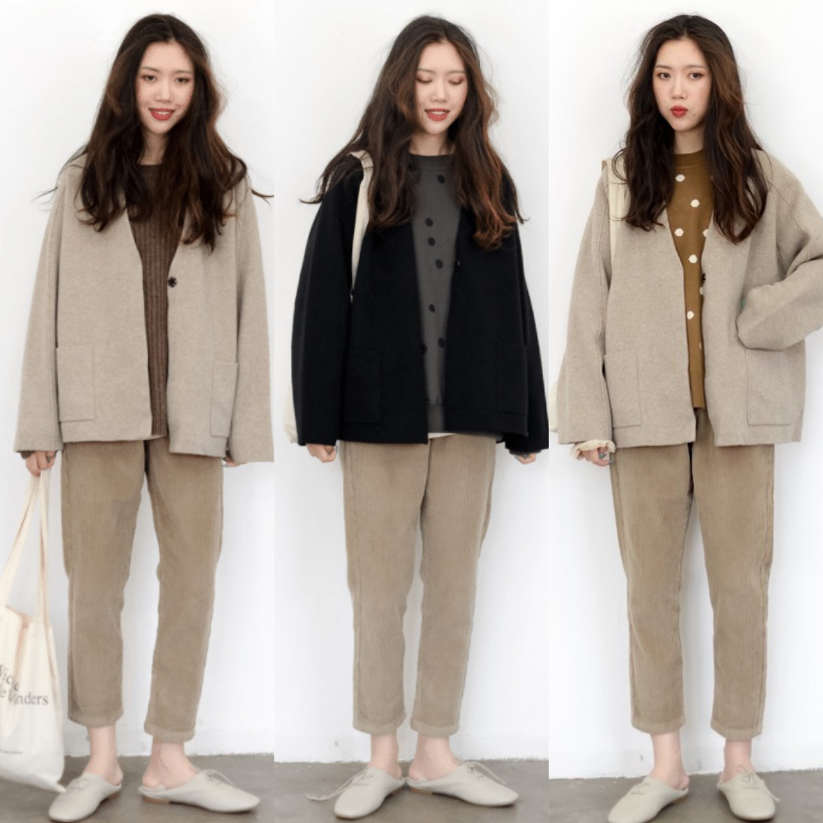 入秋之后的九分裤平底鞋穿搭套路,九分裤的平底鞋搭配