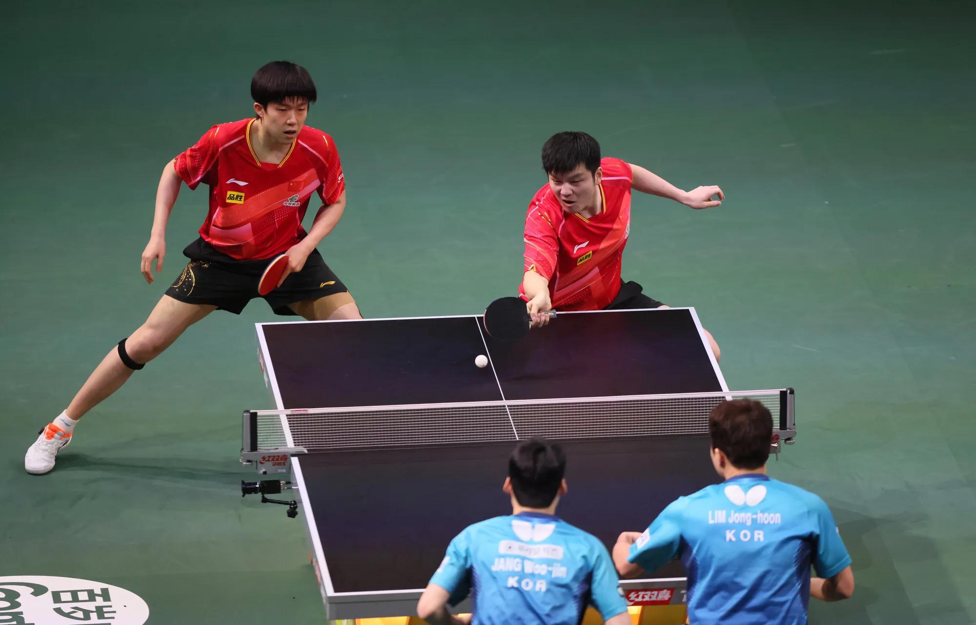 樊振东王楚钦男双伊朗完整版,王楚钦樊振东男双vs伊朗