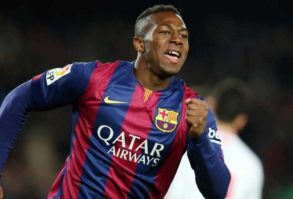 特劳雷巴萨一线队首秀,特劳雷37分钟过人