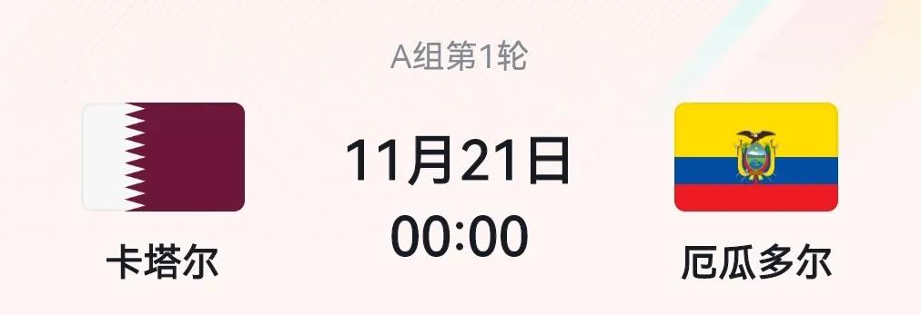 2022年卡塔尔世界杯vs厄瓜多尔,2022世界杯卡塔尔对厄瓜多尔全场