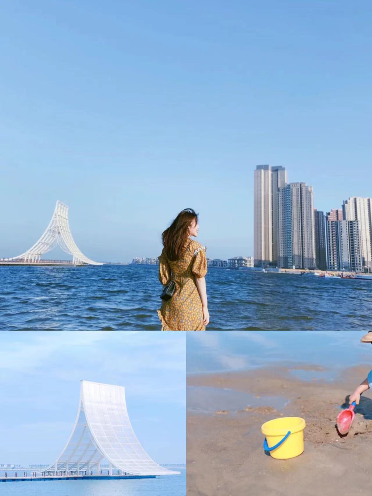 天津滨海新区看海游玩攻略,天津海边看海的地方