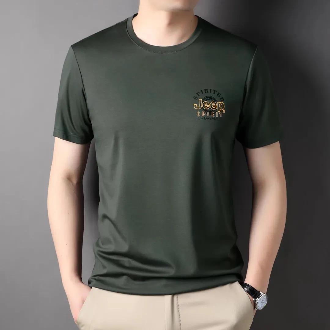 jeep短袖t恤专卖店男装翻领,jeep短袖t恤男纯棉官方正品