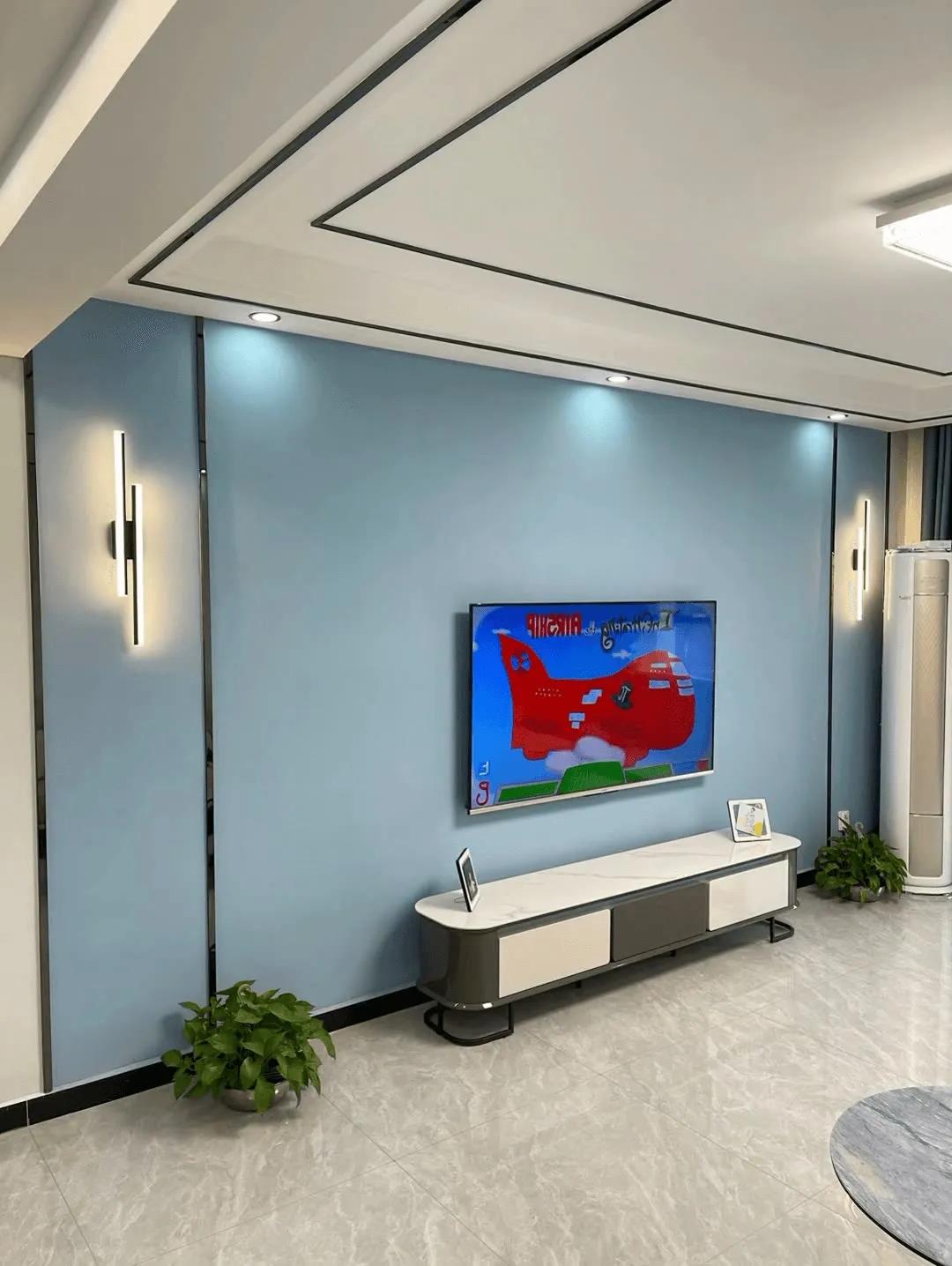 沙发背景墙简单大方好看,30款最新背景墙设计