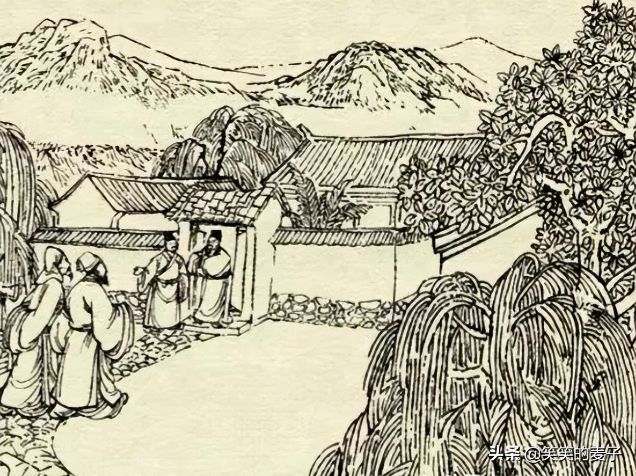 民间故事男子上街遇到乞讨阿婆,民间故事卖猪肉