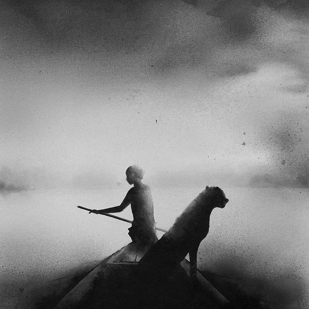 东方美学的中国画神韵,东方水墨画