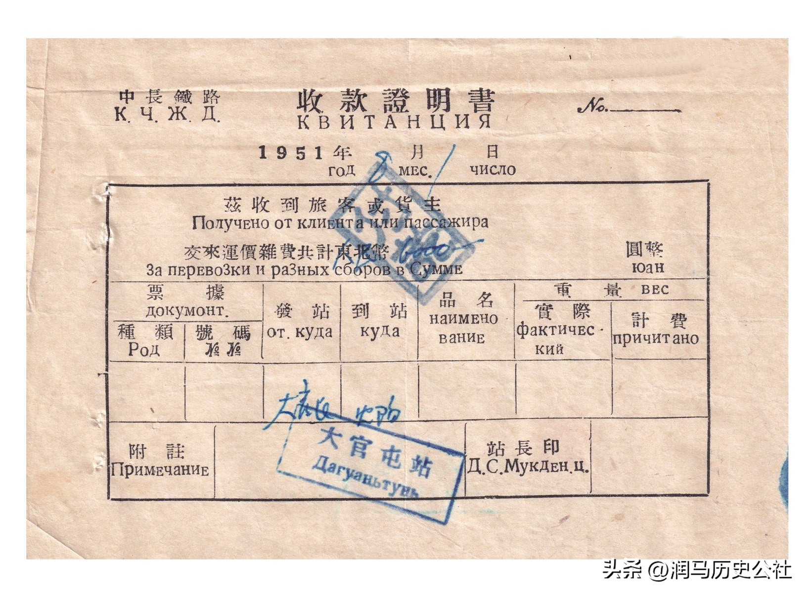 新中国的第一代火车票到底是什么样子？