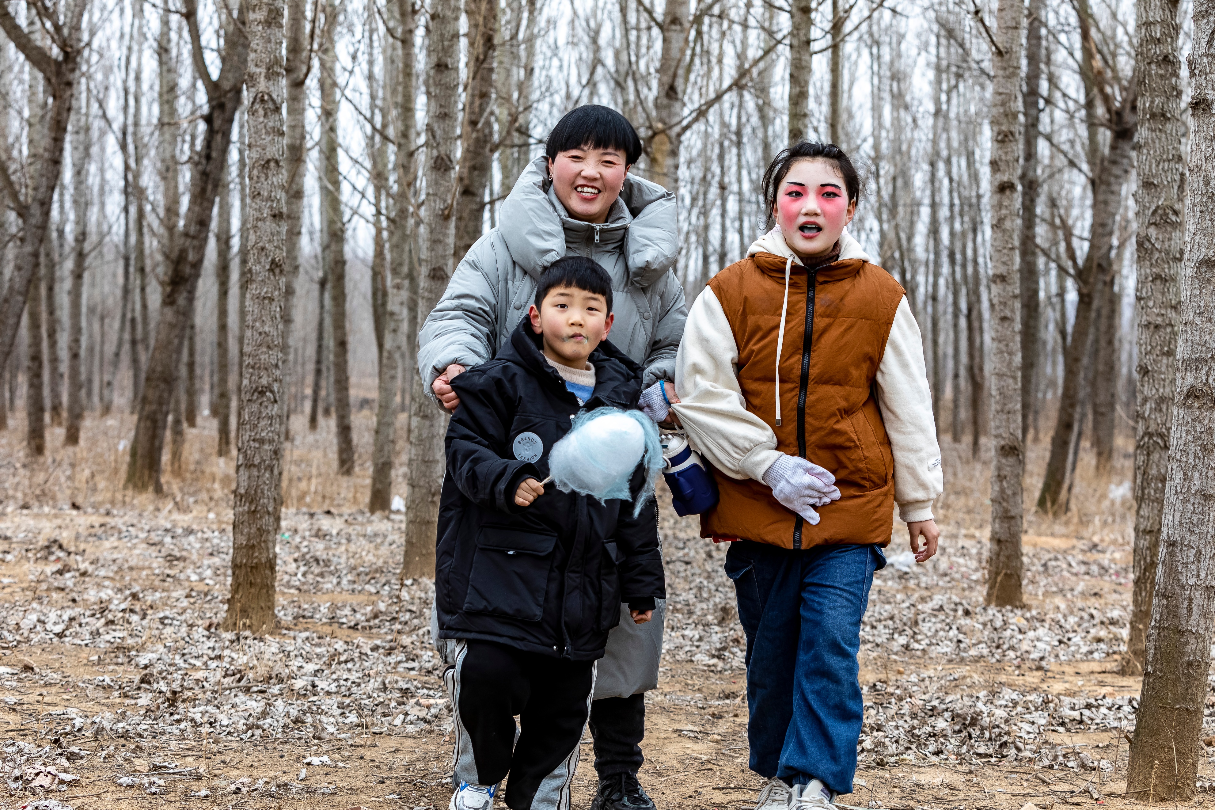 沂水大峪送火神时间,大峪村送火神舞狮