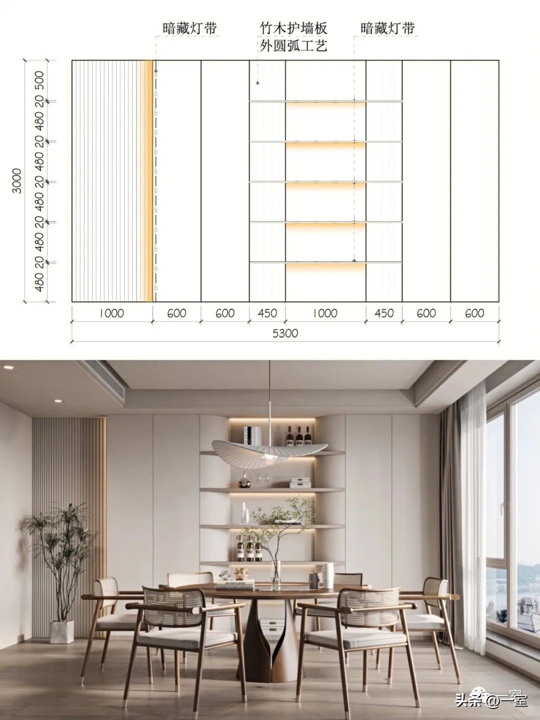 2021网红背景墙带详细尺寸供参考,电视背景墙2023最新款网红尺寸