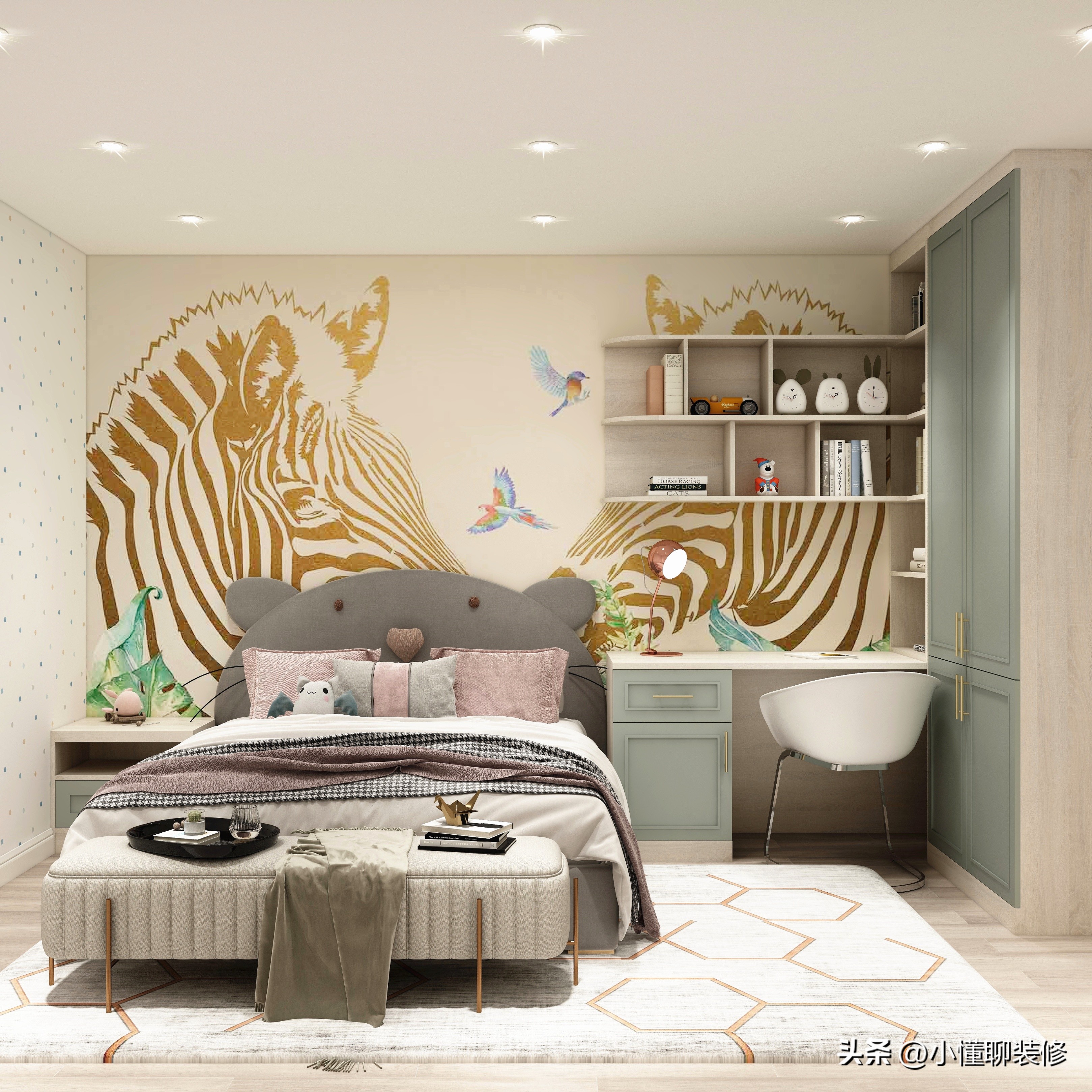 儿童房装修风格颜色搭配,适合儿童房的装修颜色搭配