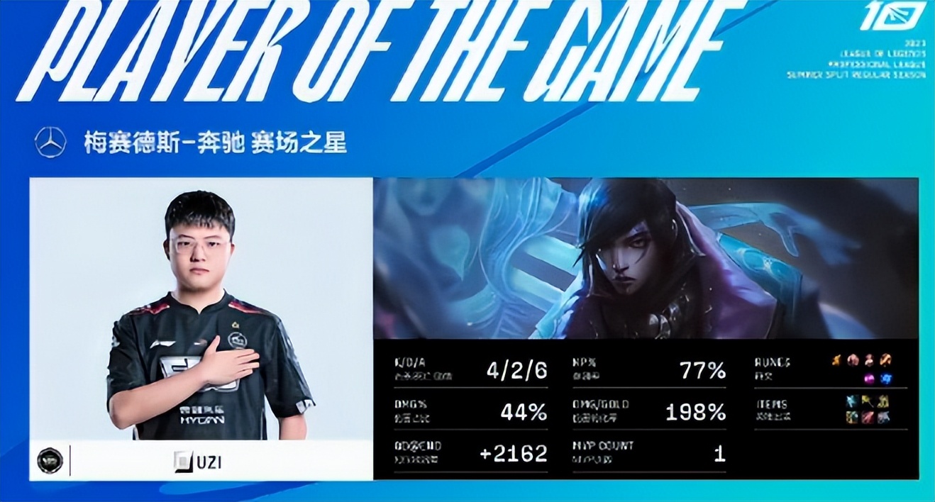 uzi复出获胜泪洒赛场,uzi赛后回归rng