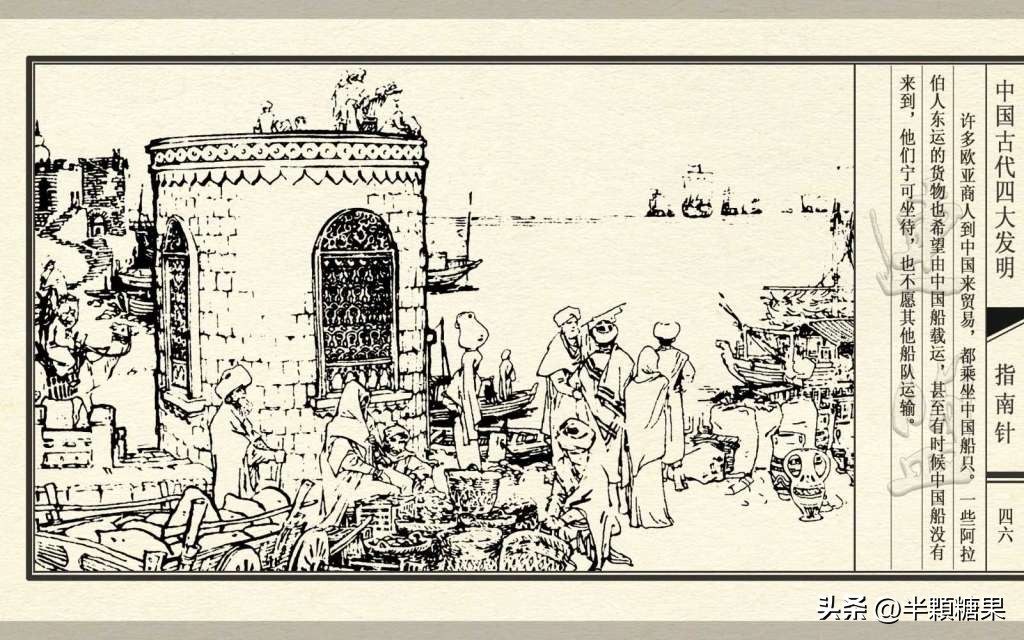 中国古代指南针简介,中国古代四大发明指南针选作