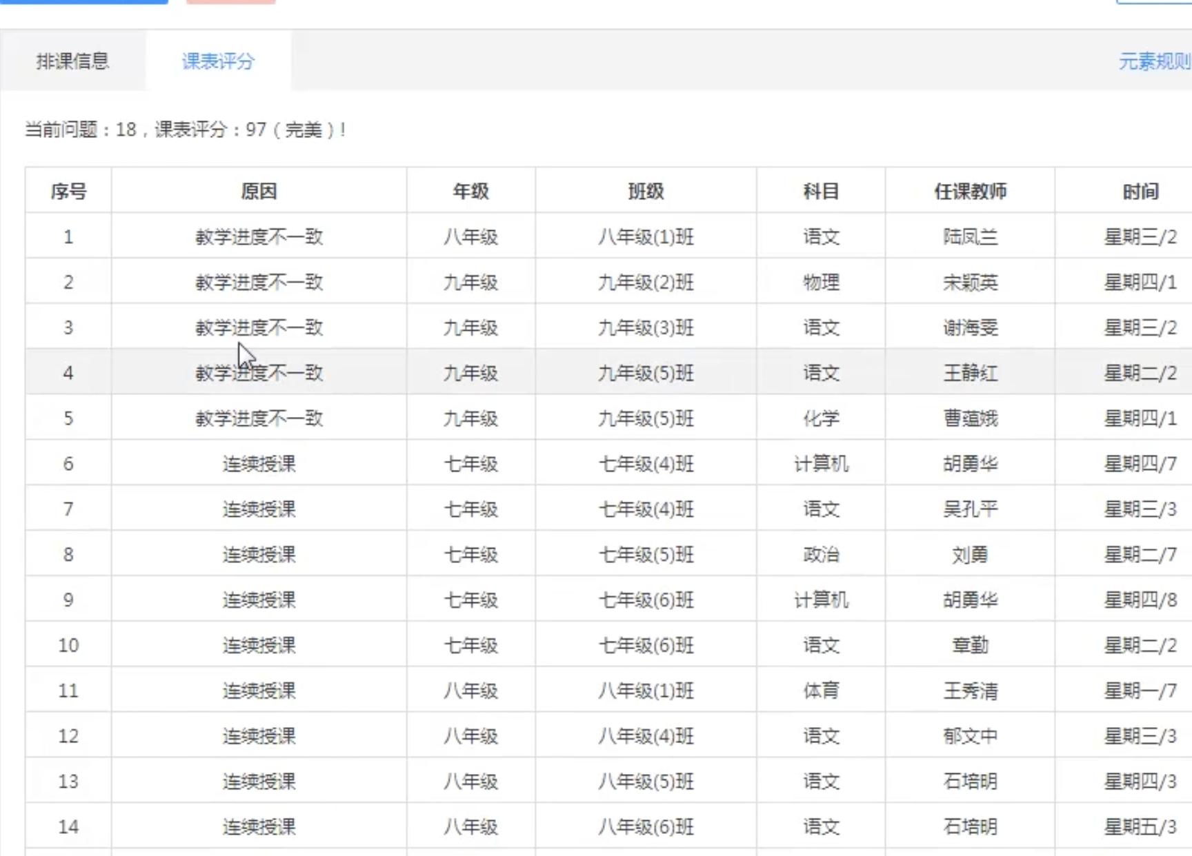 排课软件如何排课才不冲突,排课系统是如何自动排课的