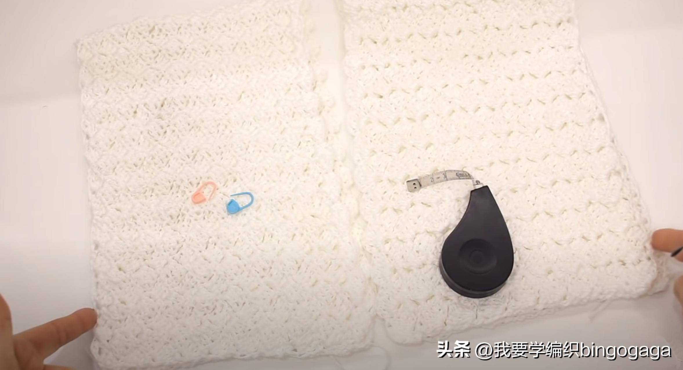 钩夏天v领短袖视频教程,钩针夏季镂空短袖小外搭