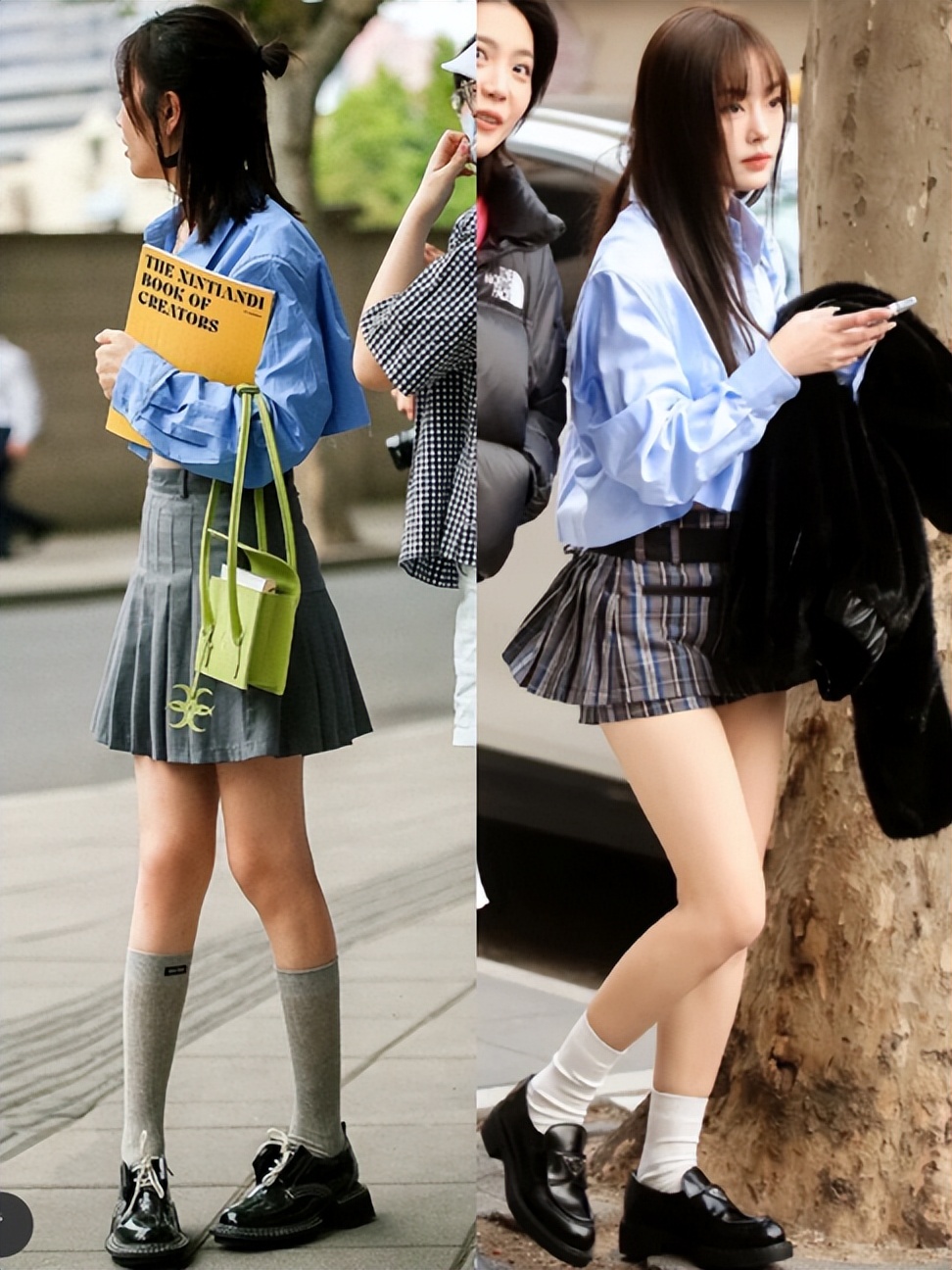 穿搭时尚街拍夏天该有的样子,时尚穿搭夏天街拍图片