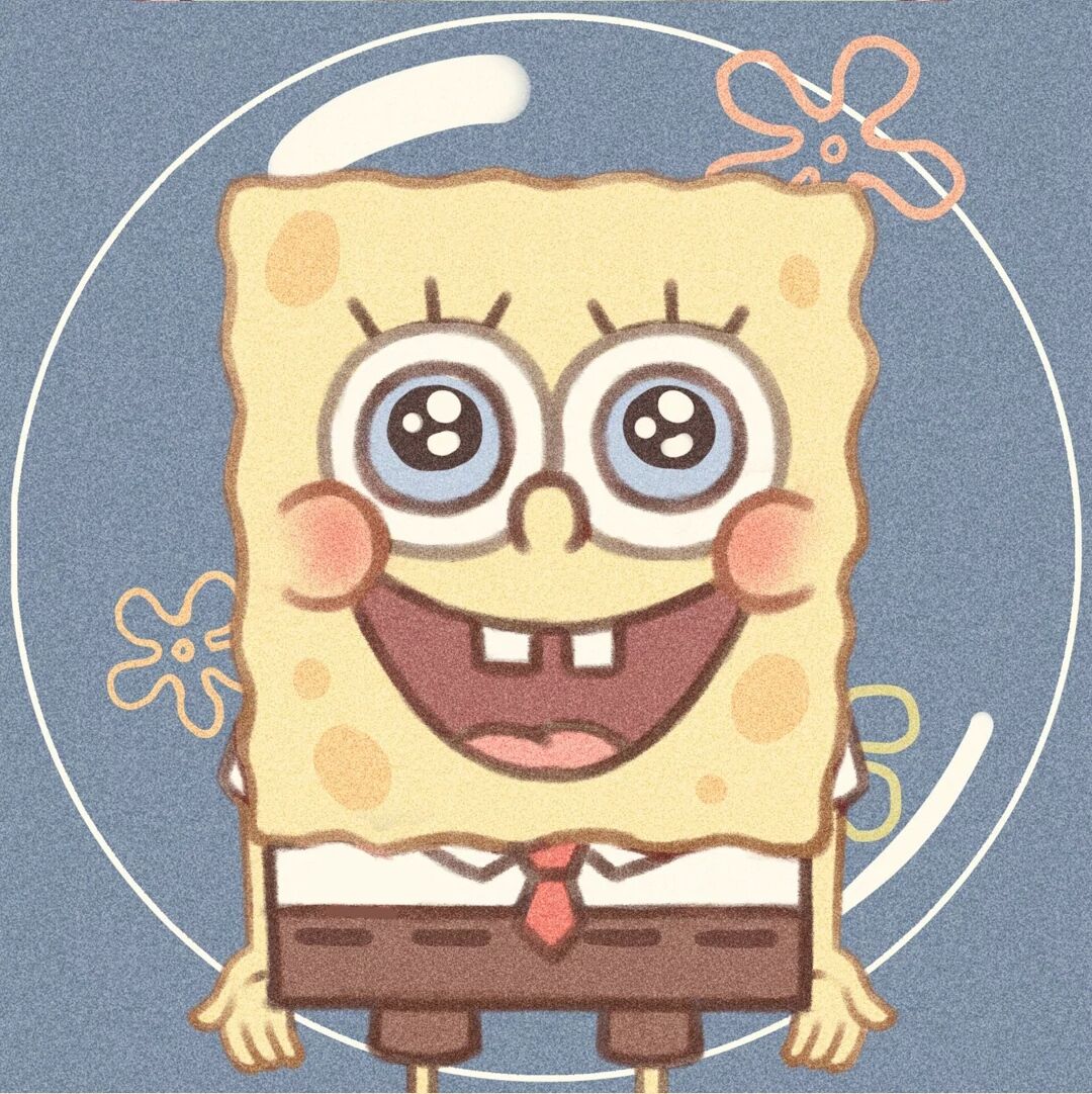 闺蜜头像沙雕海绵宝宝,海绵宝宝卡通动漫头像