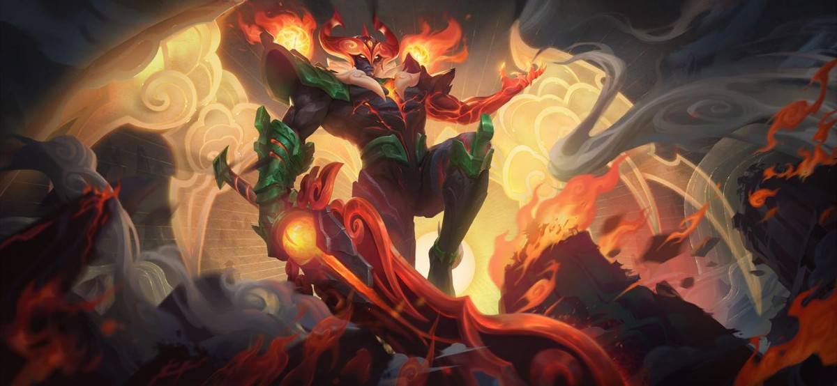 5米长卷20位英雄，英雄联盟手游携手国美共绘“山海绘卷”