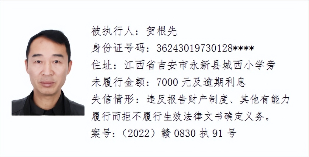 欠了几千元都不还，和他们打交道请小心！吉安这64人被曝光！