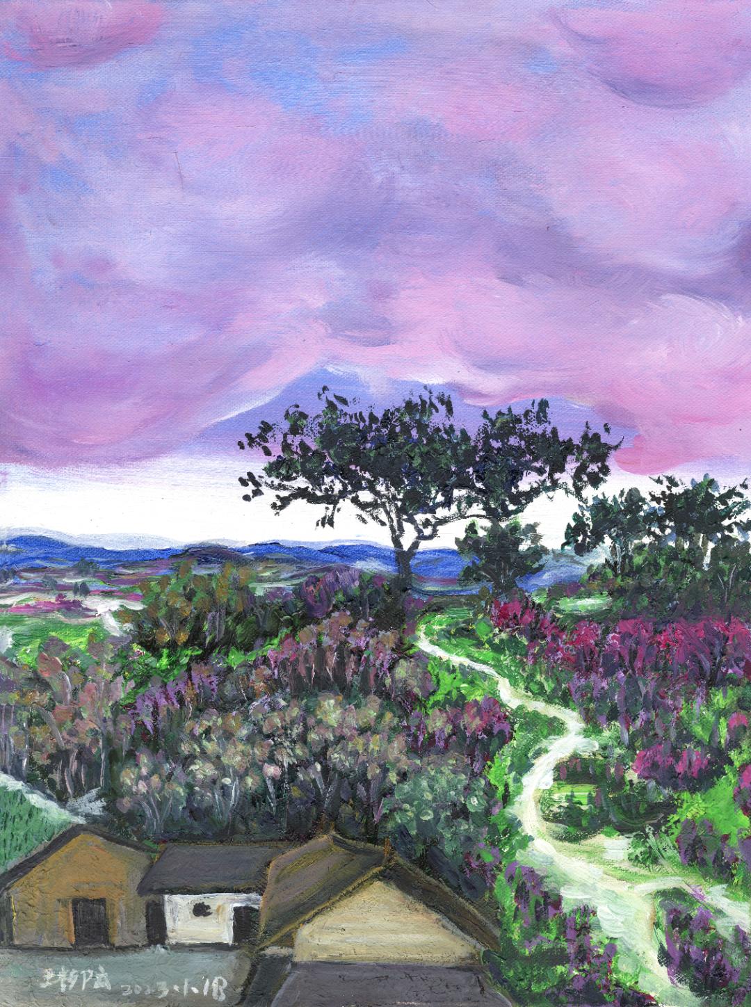 57岁北漂女工，在女厕3㎡管道间里画画：这里安放我的灵魂